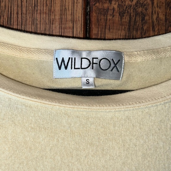 NWT Wildfox Magical Cats Baggy Beach Jumper in Banana Split Yellow Size Small - Picture 4 of 4